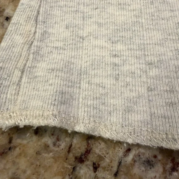 Vintage Chicos Casual Heather Gray Ribbed Tank - Picture 2 of 6